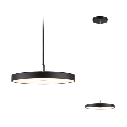 Paulmann LED Pendelleuchte Hildor 3-Step-Dim    2700K 1600lm 22W Schwarz matt dimmbar