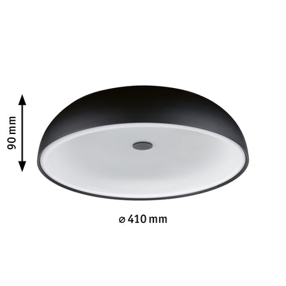 Paulmann LED Deckenleuchte Jaron 3-Step-Dim    2700K 1900lm 230V 26,5W dimmbar Schwarz matt