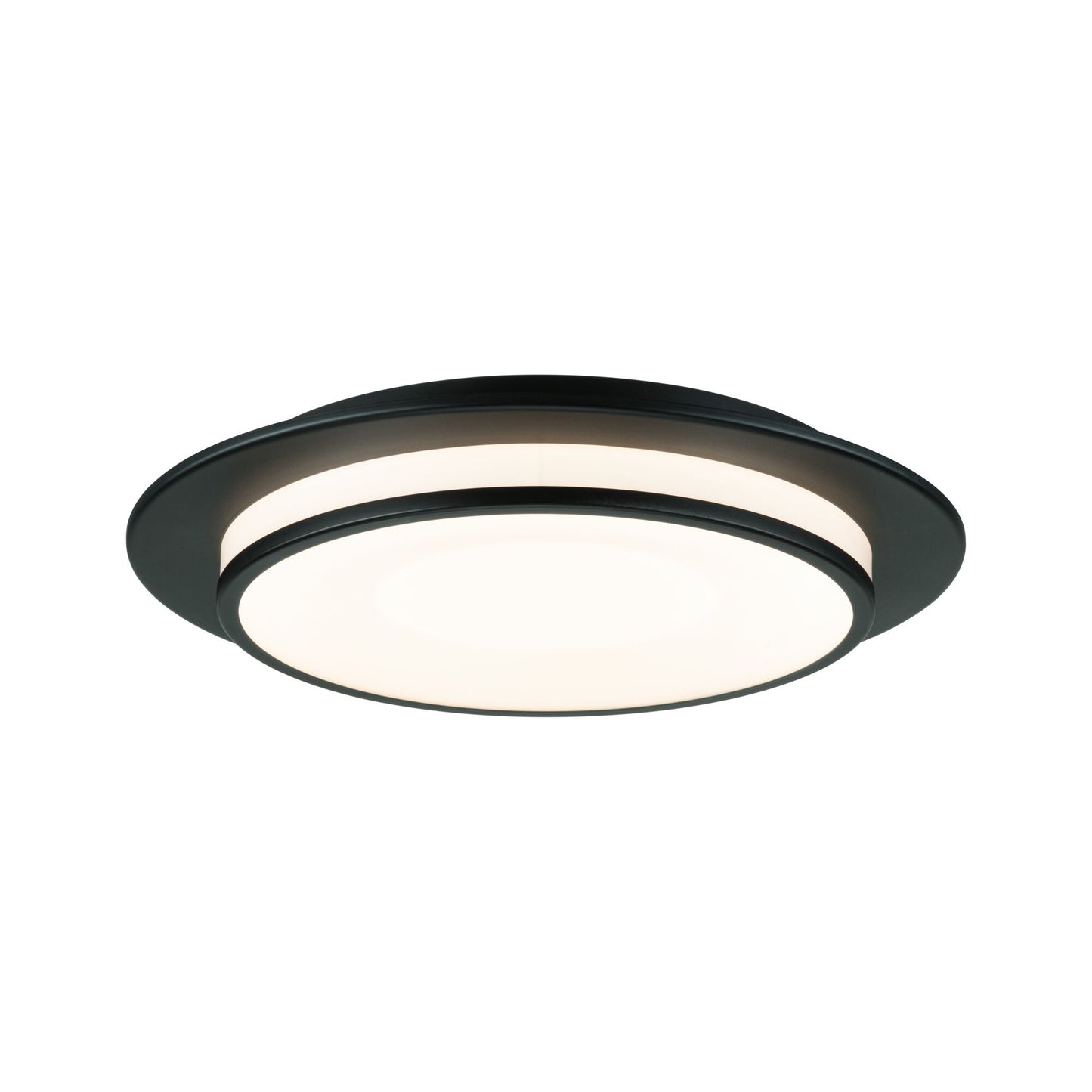 Paulmann LED Deckenleuchte Egron 3-Step-Dim    2700K 750lm 230V 16W dimmbar Schwarz matt