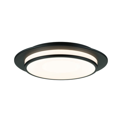 Paulmann LED Deckenleuchte Egron 3-Step-Dim    2700K 750lm 230V 16W dimmbar Schwarz matt