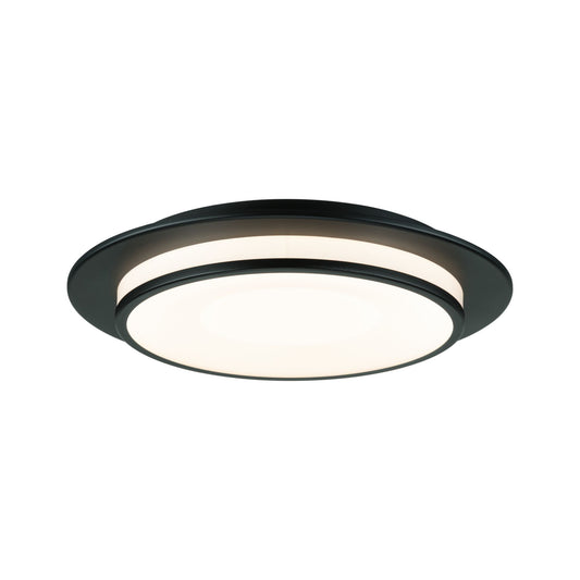 Paulmann LED Deckenleuchte Egron 3-Step-Dim    2700K 750lm 230V 16W dimmbar Schwarz matt