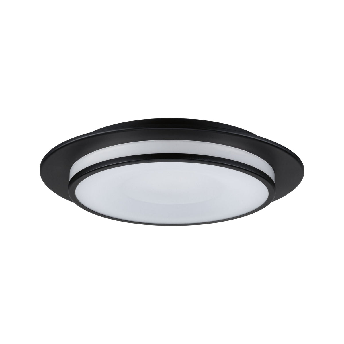 Paulmann LED Deckenleuchte Egron 3-Step-Dim    2700K 750lm 230V 16W dimmbar Schwarz matt