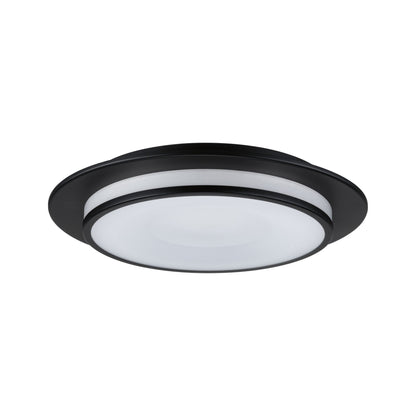 Paulmann LED Deckenleuchte Egron 3-Step-Dim    2700K 750lm 230V 16W dimmbar Schwarz matt