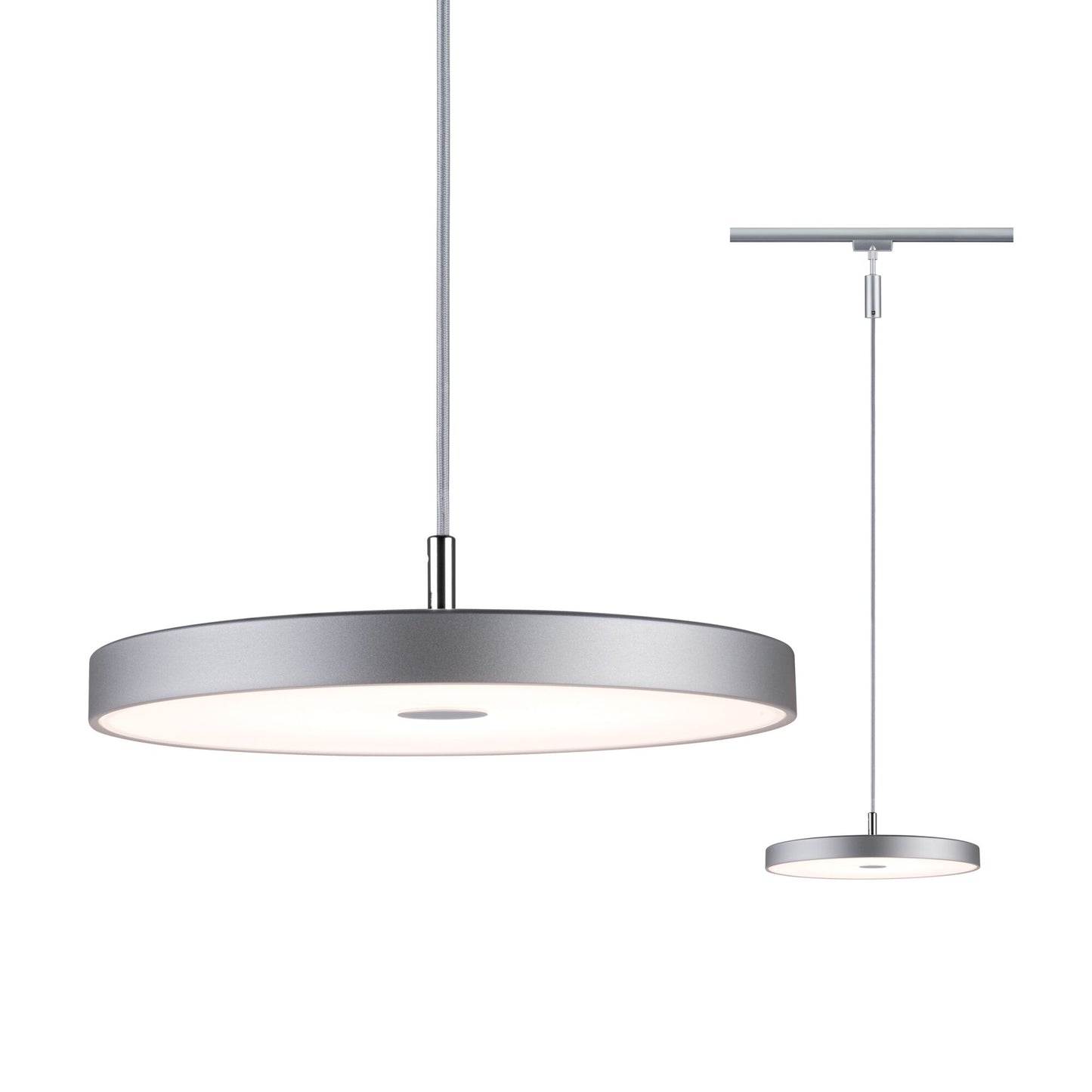 Paulmann URail LED Pendel Hildor 3-Step-Dim   850lm 15W 3000K dimmbar 230V Chrom matt