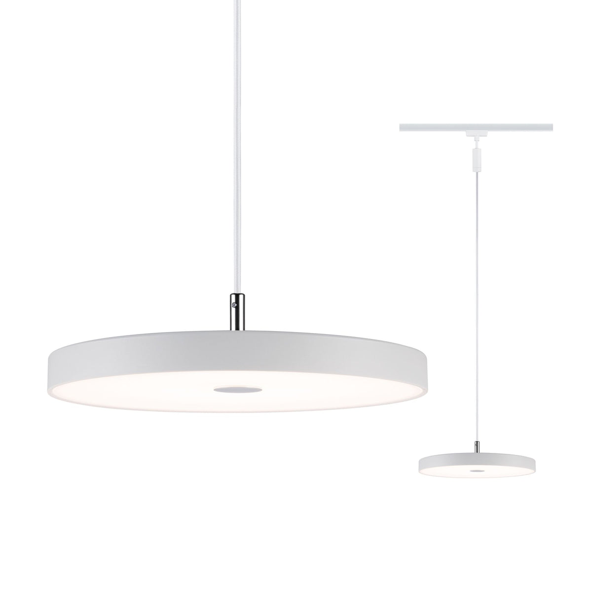 Paulmann URail LED Pendel Hildor 3-Step-Dim   850lm 15W 3000K dimmbar 230V Weiß