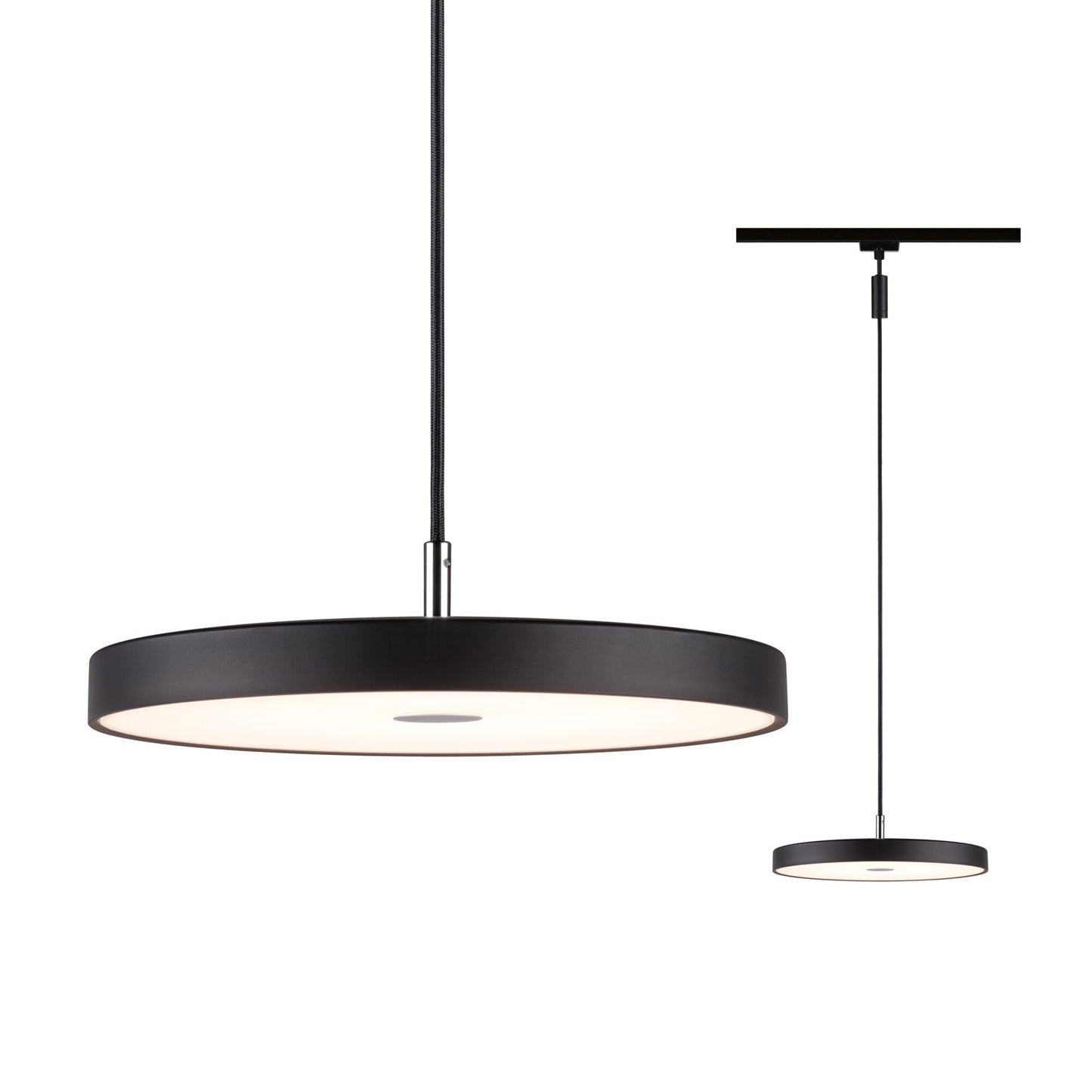 Paulmann URail LED Pendel Hildor 3-Step-Dim   850lm 15W 3000K dimmbar 230V Schwarz matt