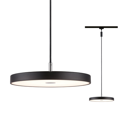 Paulmann URail LED Pendel Hildor 3-Step-Dim   850lm 15W 3000K dimmbar 230V Schwarz matt