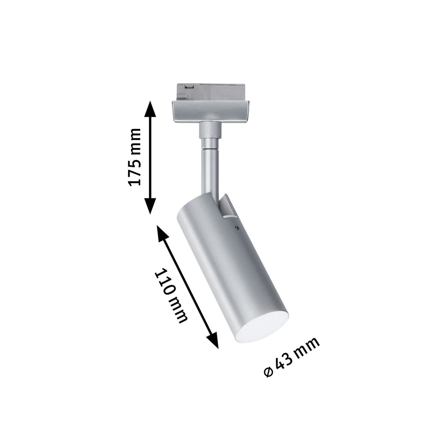 Paulmann URail LED-Spot Tubo 4,5 W 4000K Metall/Kunststoff