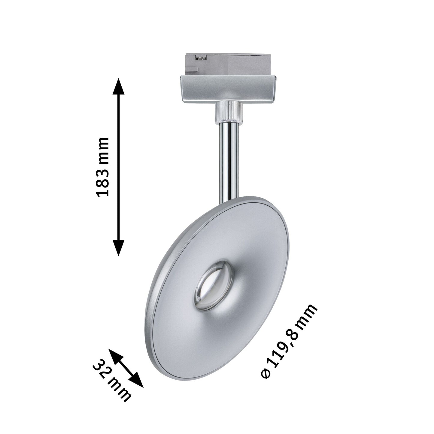 Paulmann URail LED-Spot Sphere Chrom matt 7,4W 4.000K