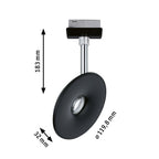 Paulmann URail LED-Spot Sphere Schwarz matt 7,4W 4.000K