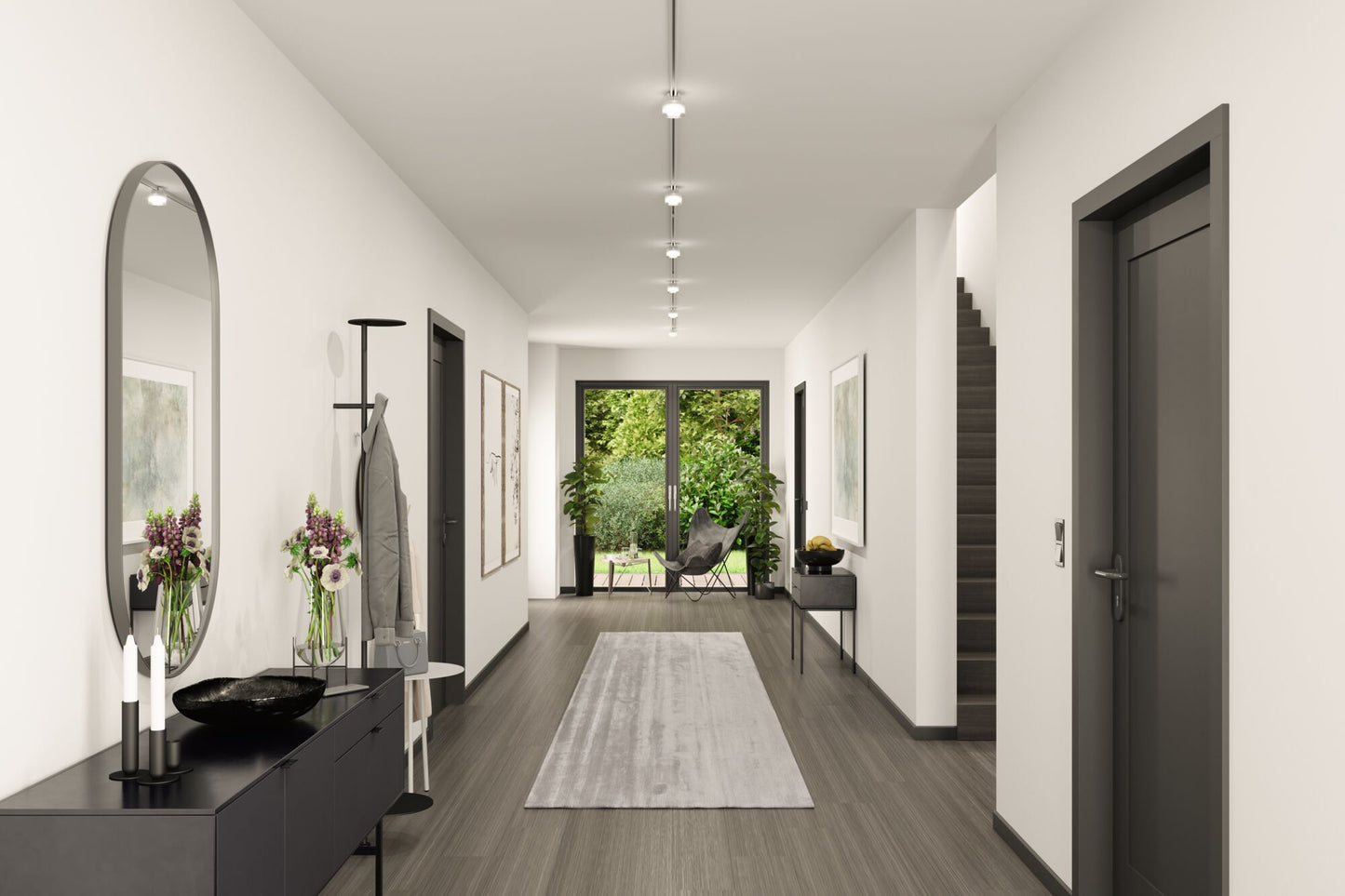 Paulmann URail LED Spot Ceiling Topa Dot 4,9W Chrom/Klar/Satin dimmbar