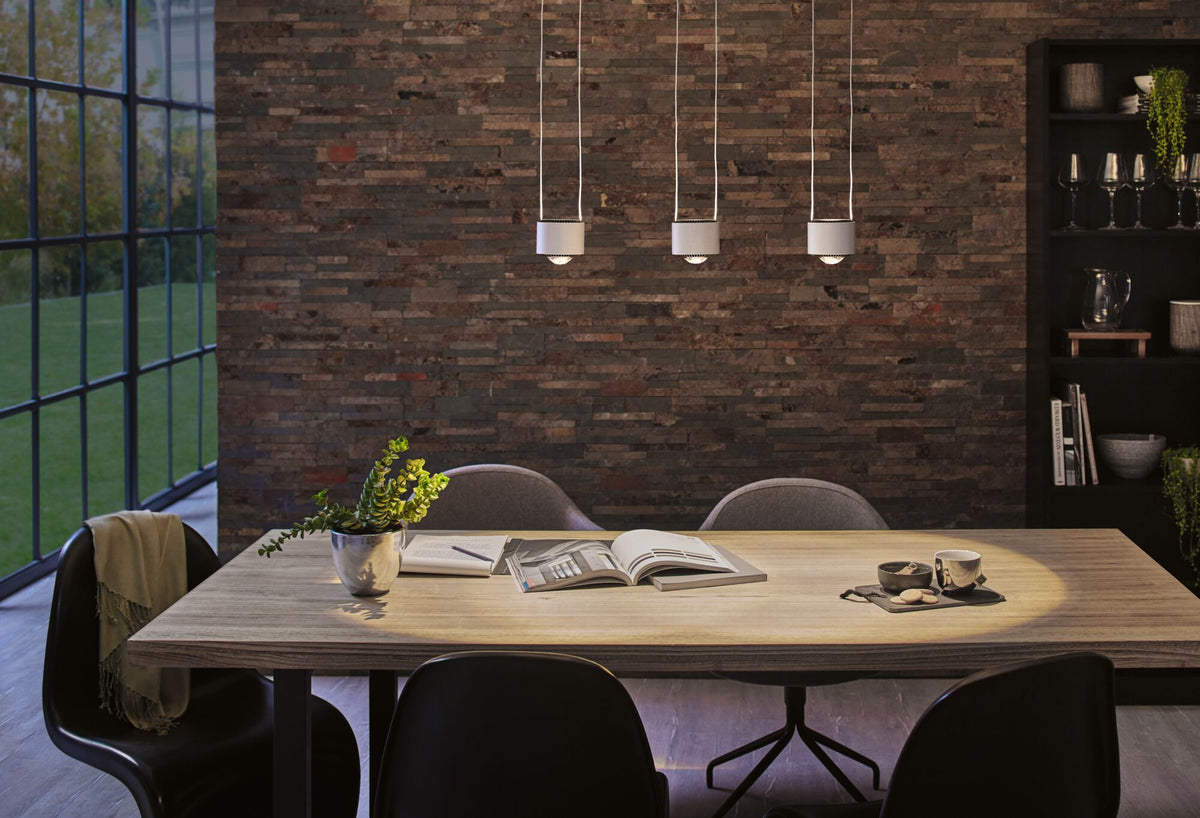 Paulmann URail LED Pendel Aldan 1-flammig 1x13W 1x8,5W Chrom matt, Schwarz dimmbar