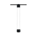 Paulmann URail LED Pendel Aldan 1-flammig 1x13W Schwarz/Chrom matt dimmbar