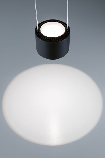 Paulmann URail LED Pendel Aldan 1-flammig 1x13W Schwarz/Chrom matt dimmbar