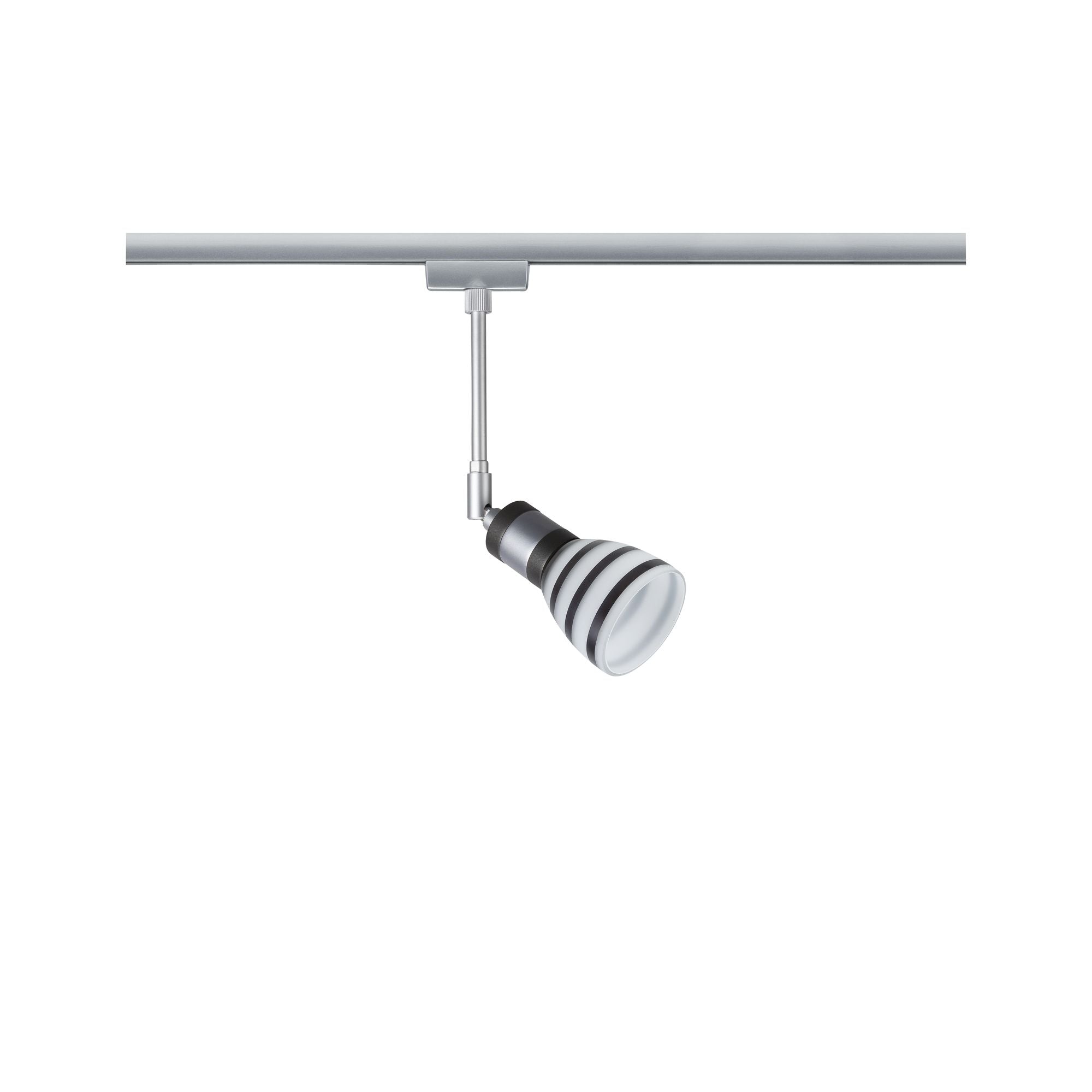 Paulmann URail System Light&Easy Spot Titurel 1x42W G9 Chrom m/Opal/Sz 230V Metall/Gls