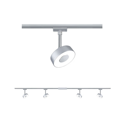 Paulmann URail LED Schienenspot Circle Basisset 4x222lm 4x5,3W 2700K  230V Chrom matt#Chrom