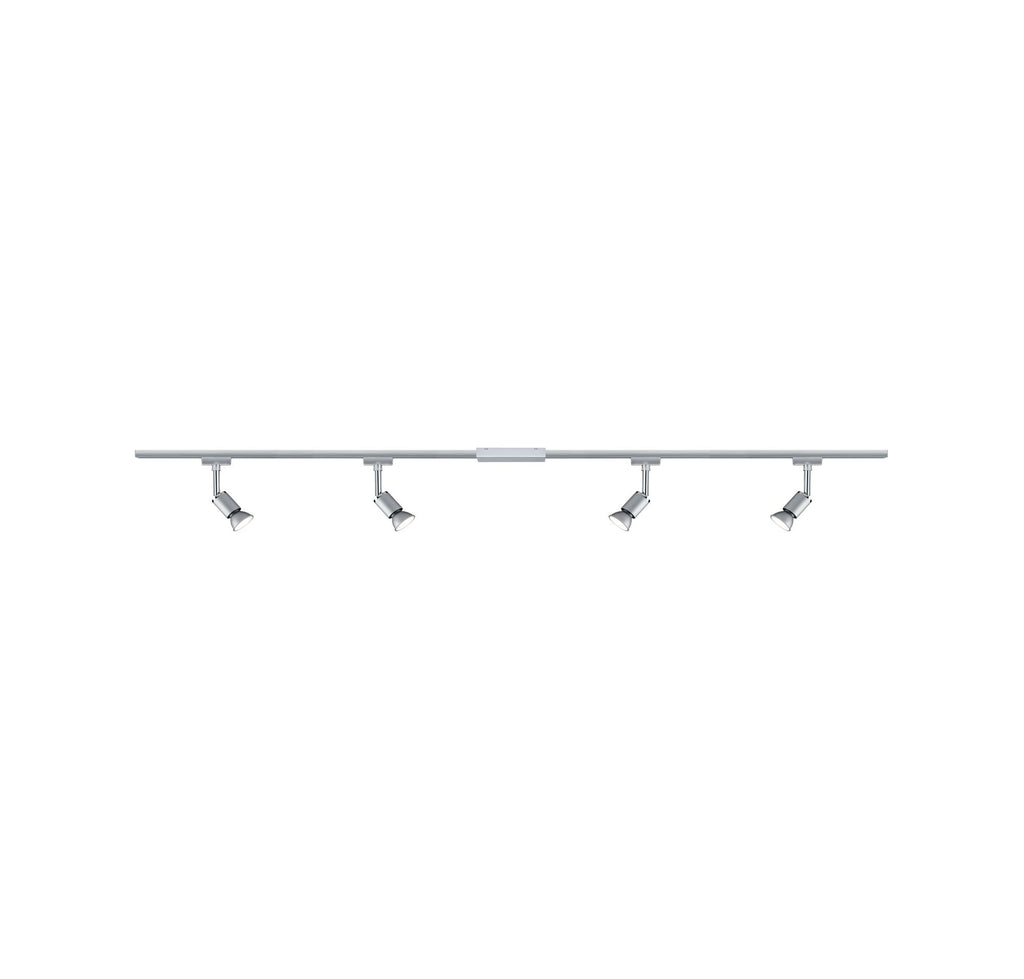 Paulmann URail Set Pure II Chrom matt ohne Leuchtmittel max. 4x10W GU10