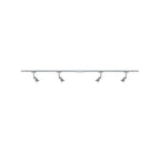 Paulmann URail Set Pure II Chrom matt ohne Leuchtmittel max. 4x10W GU10