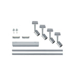 Paulmann URail Set Pure II Chrom matt ohne Leuchtmittel max. 4x10W GU10
