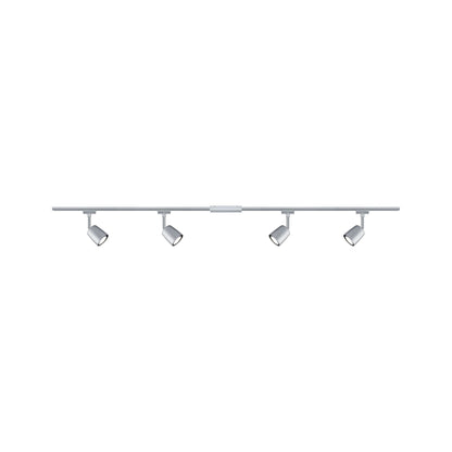 Paulmann URail Set Cover Chrom matt ohne Leuchtmittel max. 4x10W GU10