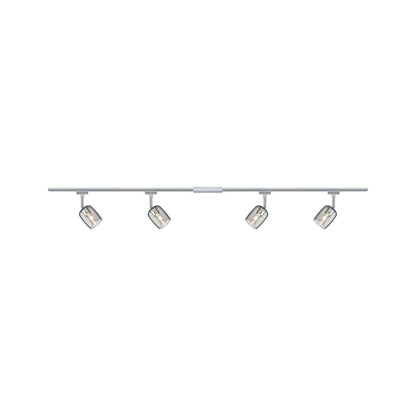 Paulmann URail Set Blossom Rauch Chrom matt ohne Leuchtmittel max. 4x10W G9
