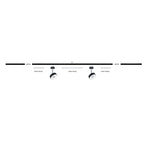 Paulmann URail Schiene 0,5m Schwarz matt 230V Metall