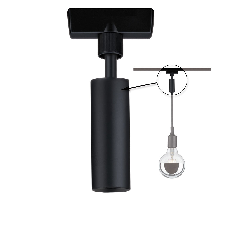 Paulmann Pendel-Adapter LB24 URail Universal sw /Kunststoff