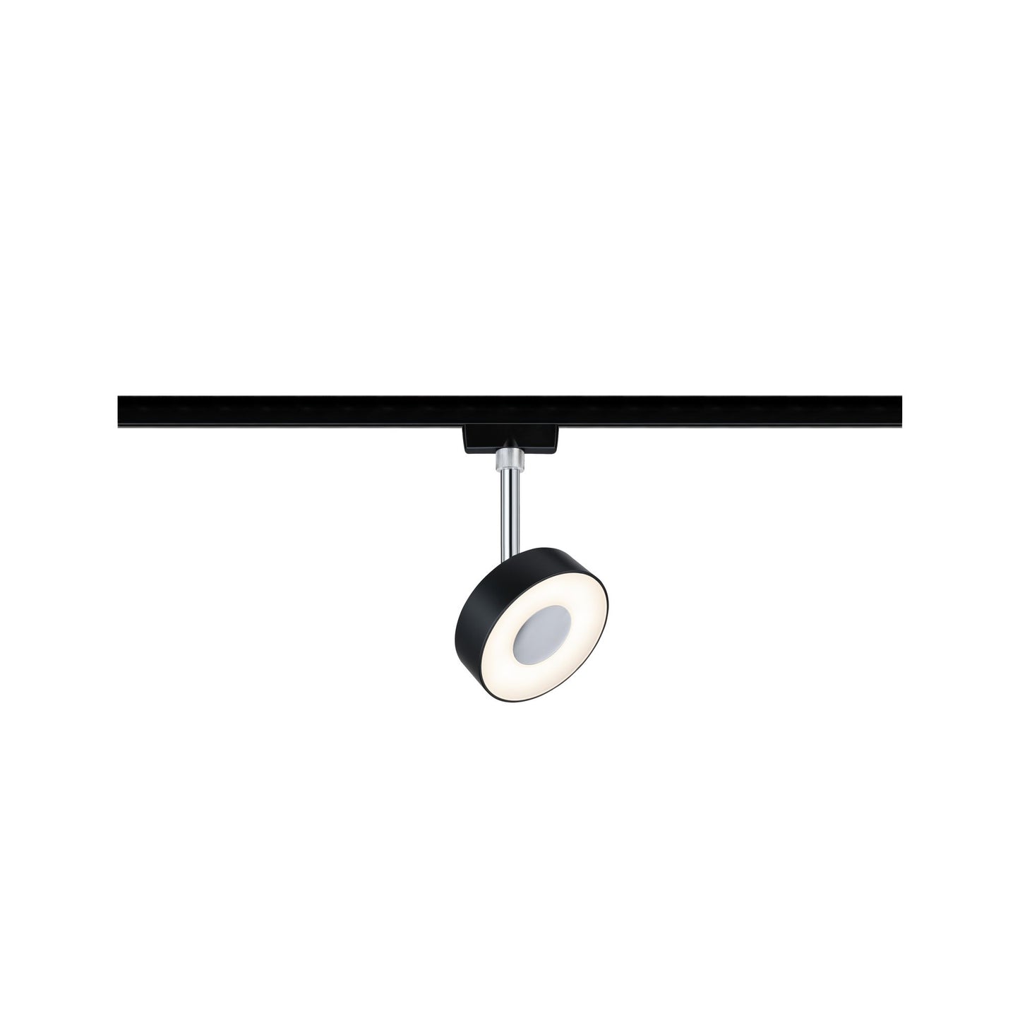 Paulmann URail LED-Spot Circle 5W Schwarz matt 2700K Metall/Kunststoff dimmbar