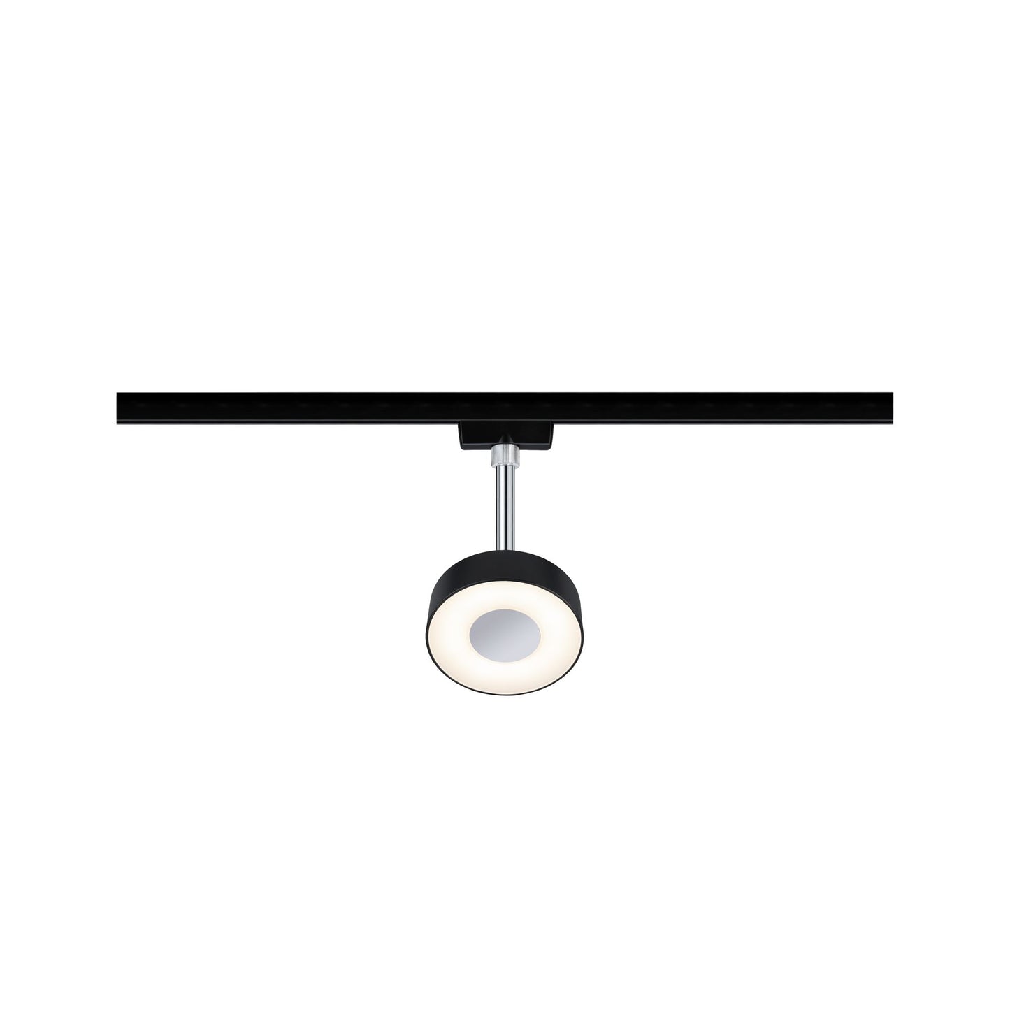 Paulmann URail LED-Spot Circle 5W Schwarz matt 2700K Metall/Kunststoff dimmbar