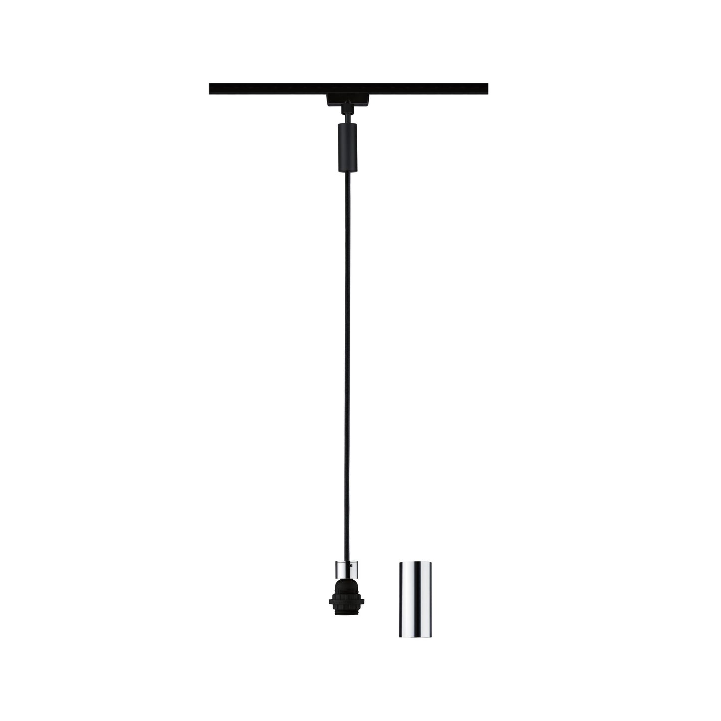 Paulmann Stromschienenpendelleuchte LB24 URail 2Easy Basic max.20W E27 sw/chr