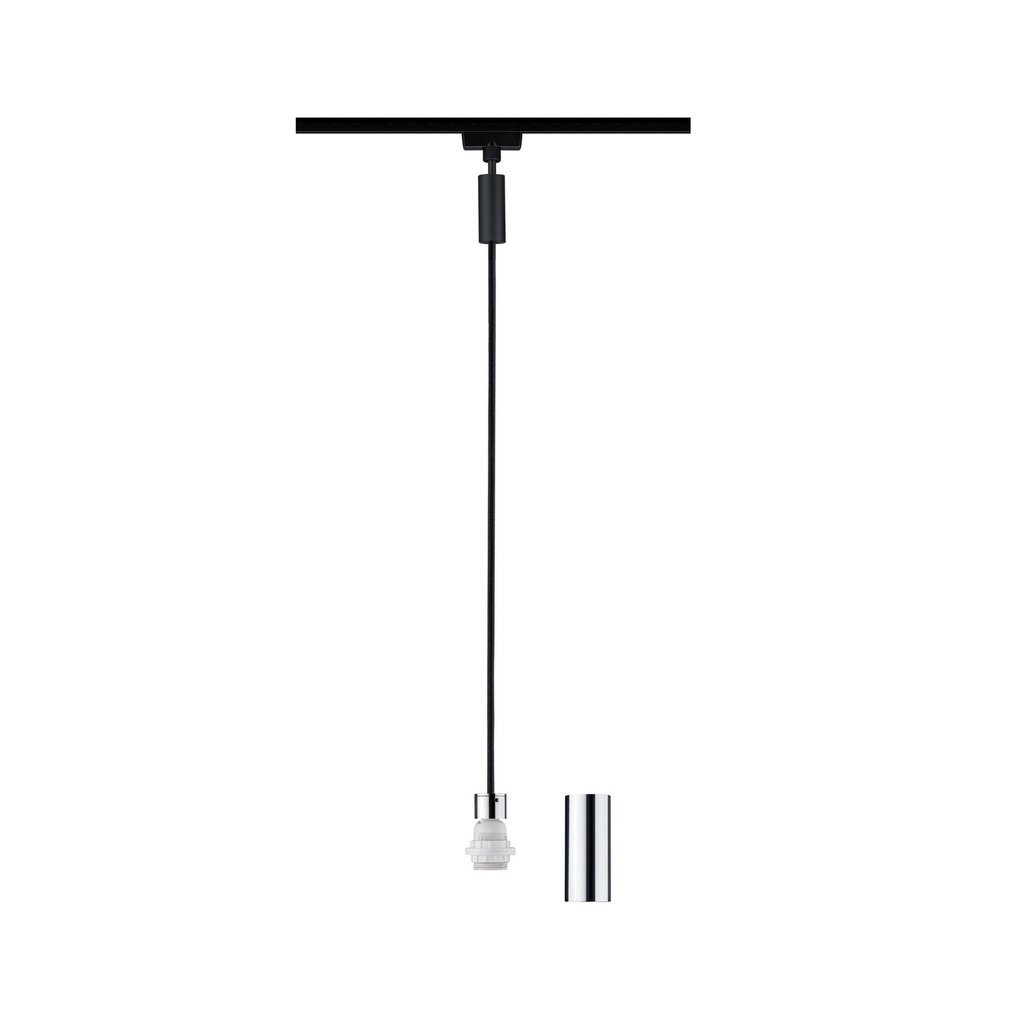 Paulmann Stromschienenpendelleuchte LB24 URail 2Easy Basic max.20W E27 sw/chr