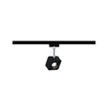Paulmann URail LED-Spot Cube 8W Schwarz matt/Chrom 2700K Metall/Kunststoff dimmbar
