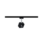 Paulmann URail LED-Spot Cube 8W Schwarz matt/Chrom 2700K Metall/Kunststoff dimmbar