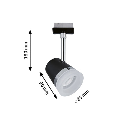 Paulmann Stromschienenstrahler LB24 URail Spot Cone max.15W sw/chr