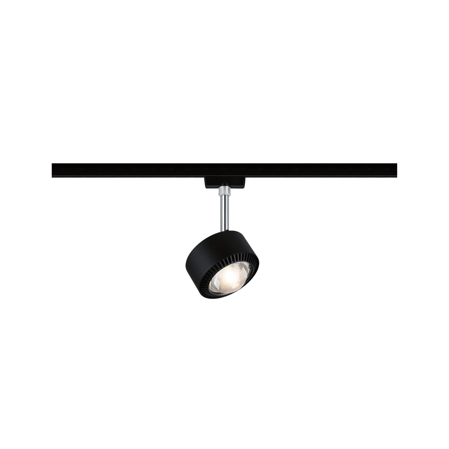 Paulmann Stromschienenstrahler URail Spot Aldan 9W sw/chr Met 2700K dim