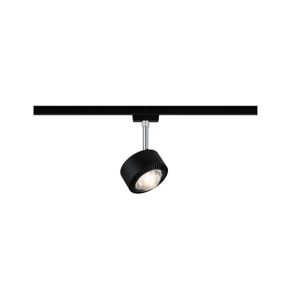 Paulmann Stromschienenstrahler URail Spot Aldan 9W sw/chr Met 2700K dim