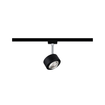 Paulmann Stromschienenstrahler URail Spot Aldan 9W sw/chr Met 2700K dim