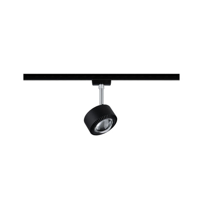 Paulmann Stromschienenstrahler URail Spot Aldan 9W sw/chr Met 2700K dim