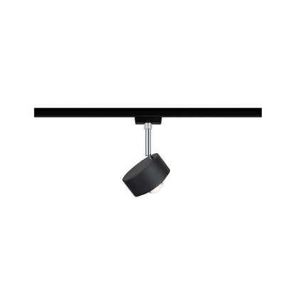 Paulmann Stromschienenstrahler URail Spot Aldan 9W sw/chr Met 2700K dim