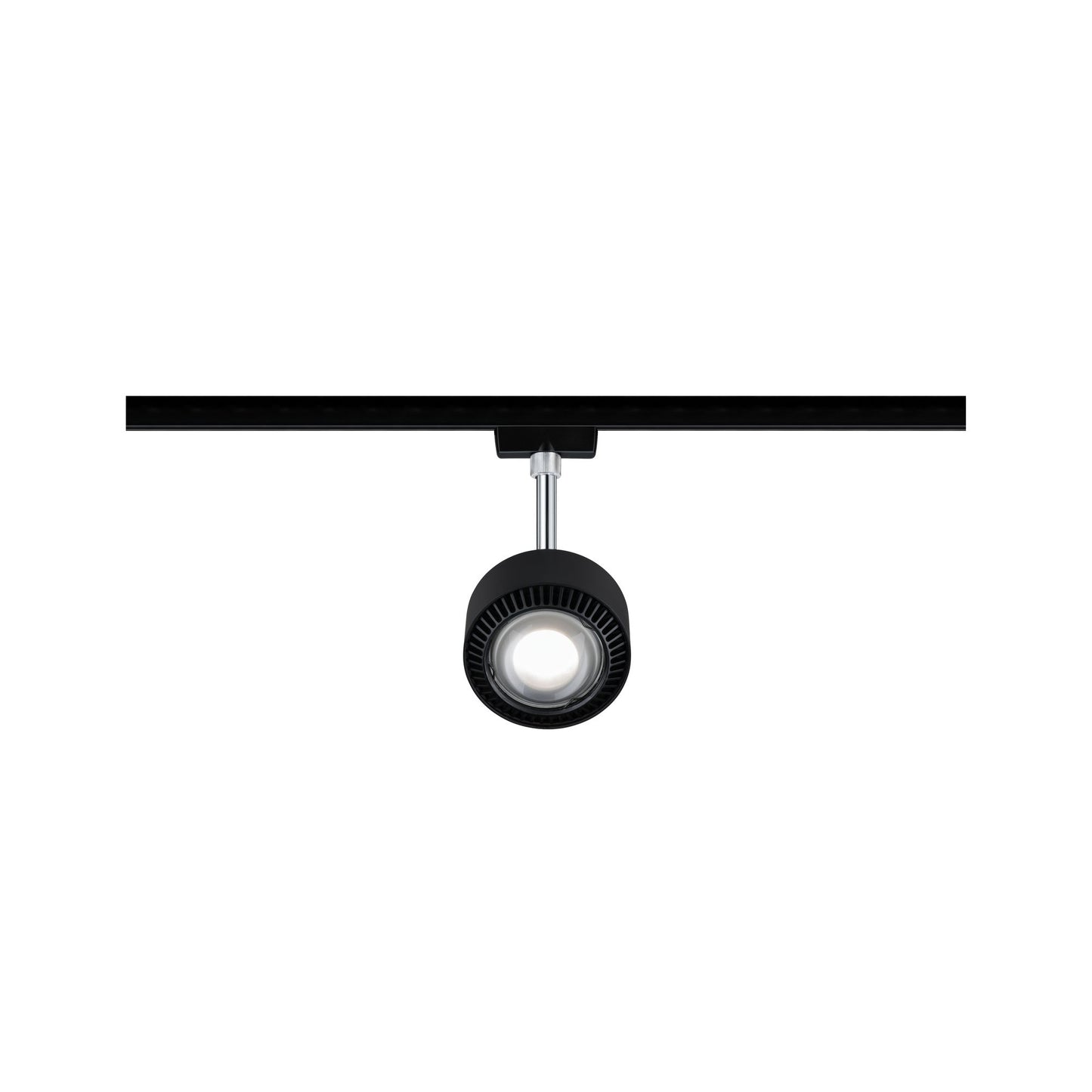 Paulmann Stromschienenstrahler URail Spot Aldan 9W sw/chr Met 2700K dim