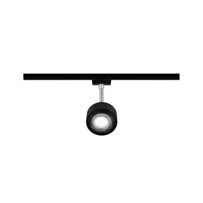 Paulmann Stromschienenstrahler URail Spot Aldan 9W sw/chr Met 2700K dim