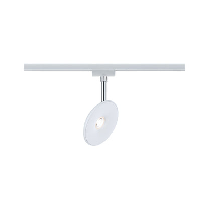Paulmann URail Spot Sphere 7,4W Weiß/Chrom 230V Kunststoff dimmbar 2700K