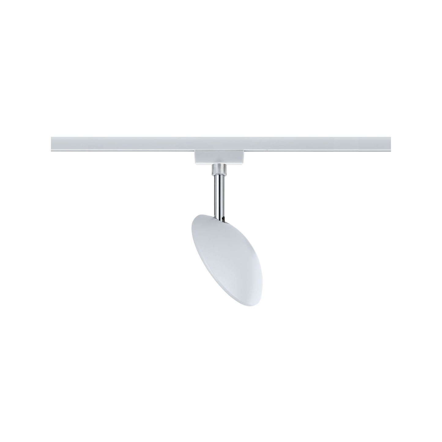 Paulmann URail Spot Sphere 7,4W Weiß/Chrom 230V Kunststoff dimmbar 2700K