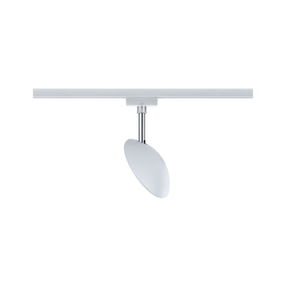 Paulmann URail Spot Sphere 7,4W Weiß/Chrom 230V Kunststoff dimmbar 2700K