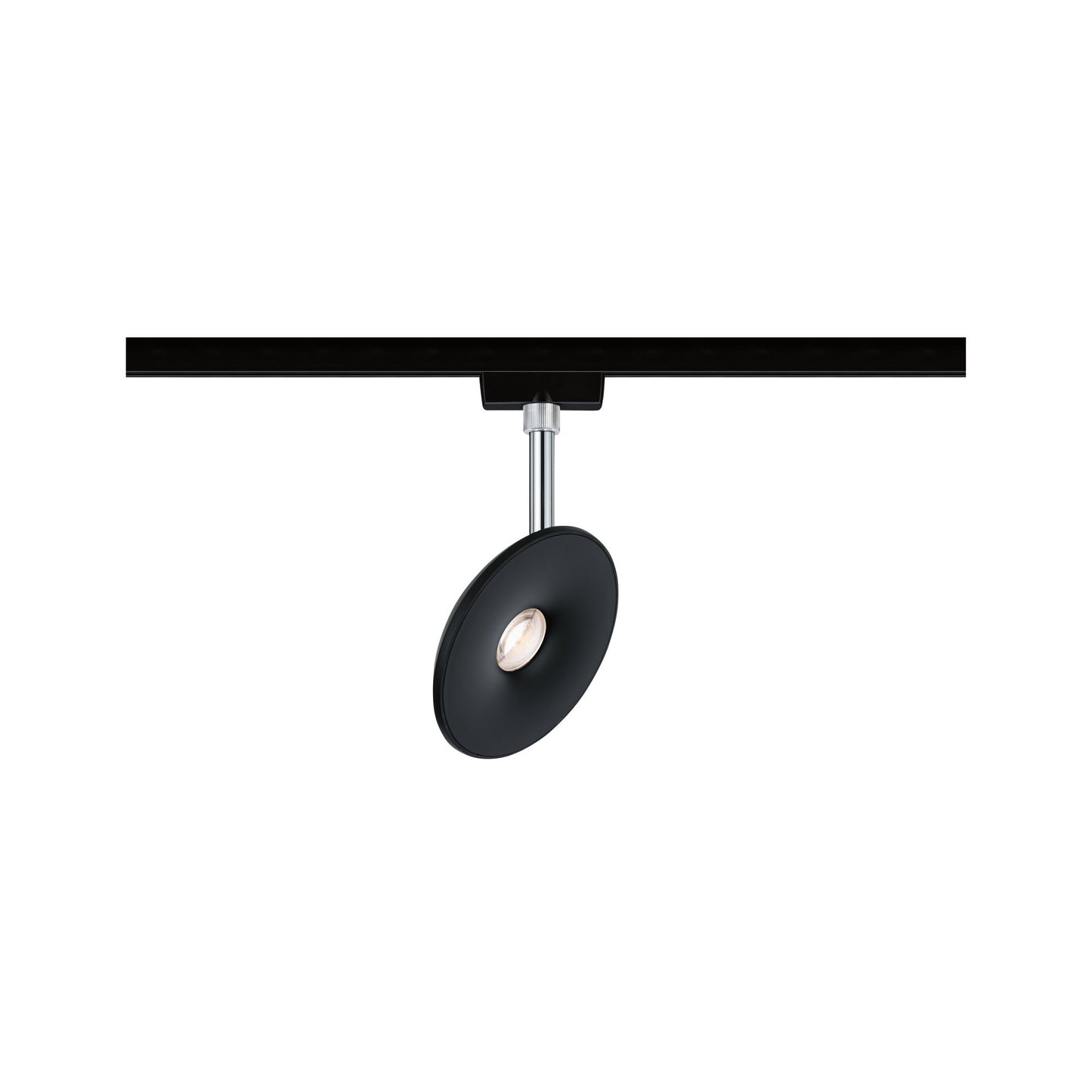 Paulmann URail Spot Sphere 7,4W Schwarz matt/ Chrom 230V Kunststoff dimmbar 2700K