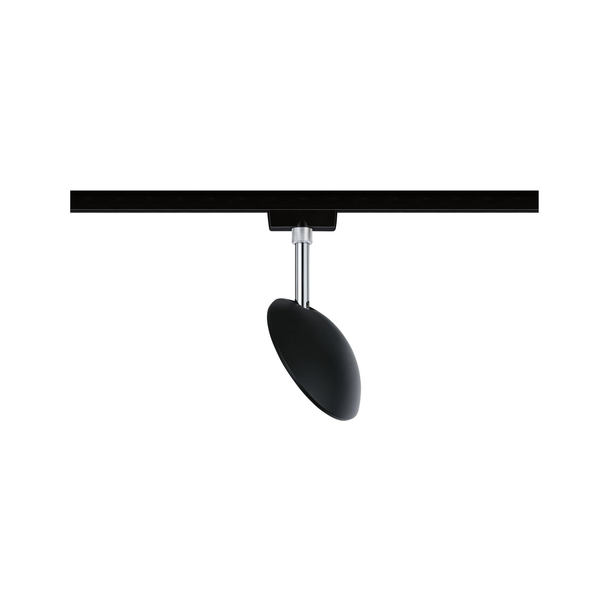 Paulmann URail Spot Sphere 7,4W Schwarz matt/ Chrom 230V Kunststoff dimmbar 2700K