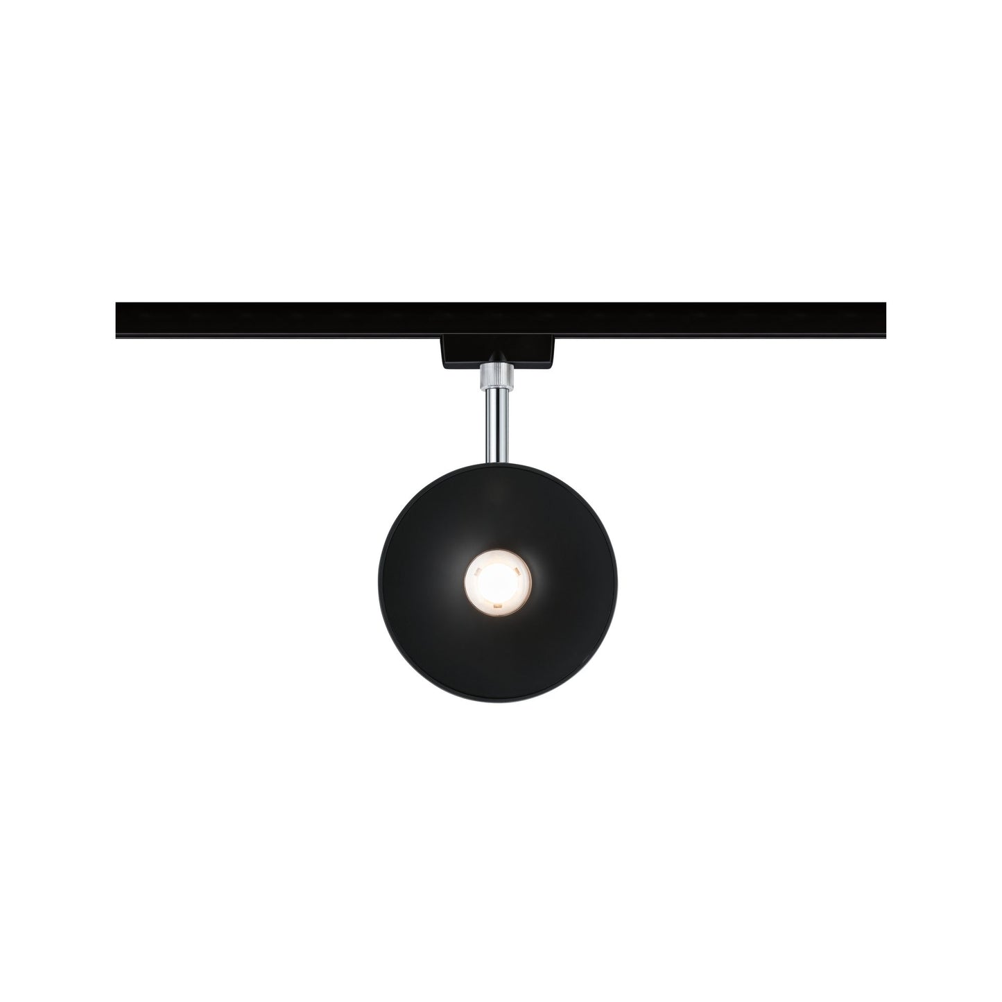 Paulmann URail Spot Sphere 7,4W Schwarz matt/ Chrom 230V Kunststoff dimmbar 2700K