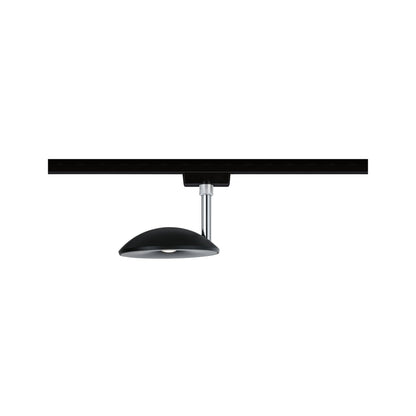 Paulmann URail Spot Sphere 7,4W Schwarz matt/ Chrom 230V Kunststoff dimmbar 2700K