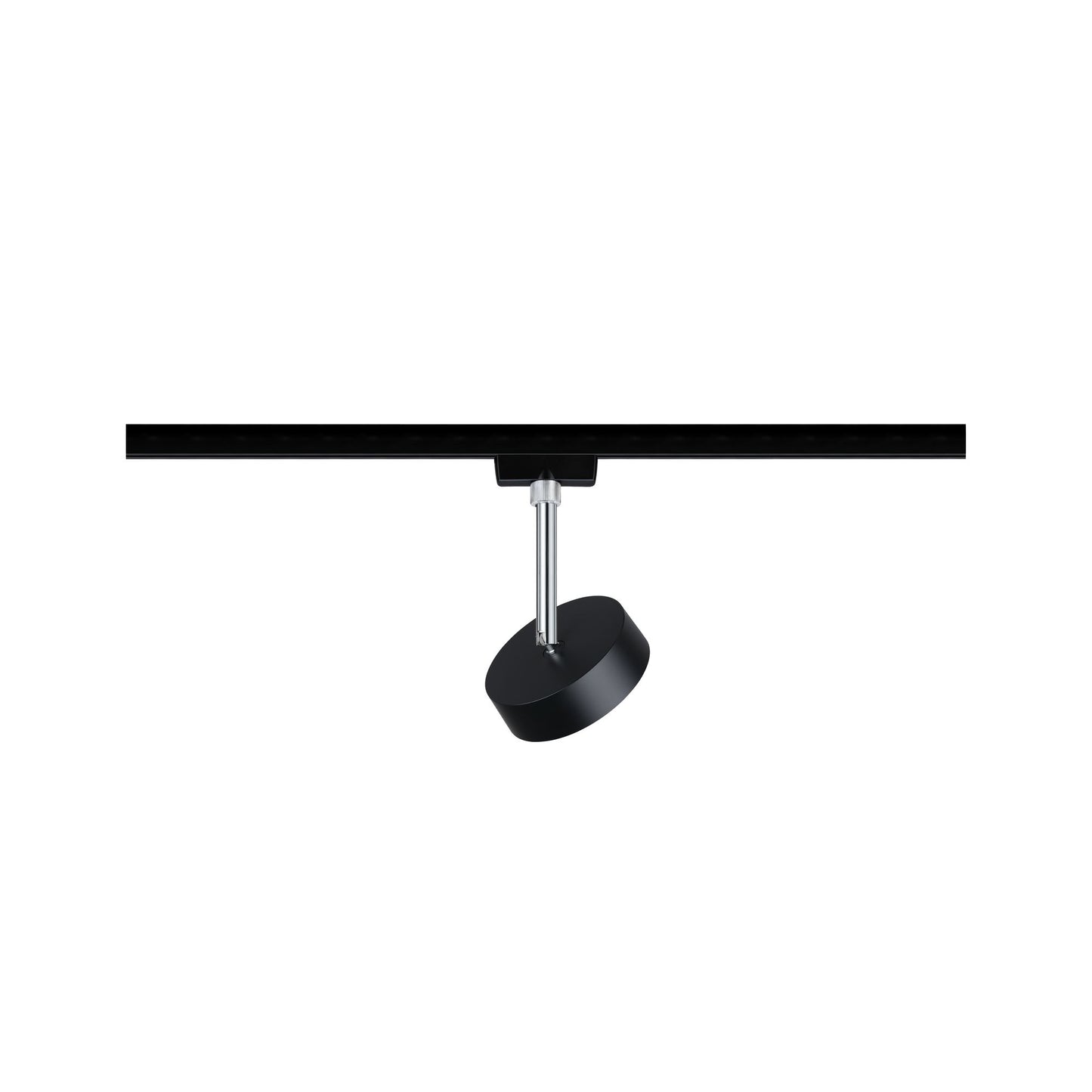 Paulmann URail LED-Spot Circle 5W Schwarz matt/Chrom 4000K Metall/Kunststoff dimmbar
