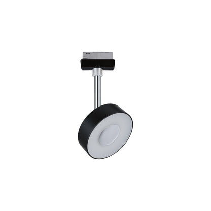 Paulmann URail LED-Spot Circle 5W Schwarz matt/Chrom 4000K Metall/Kunststoff dimmbar